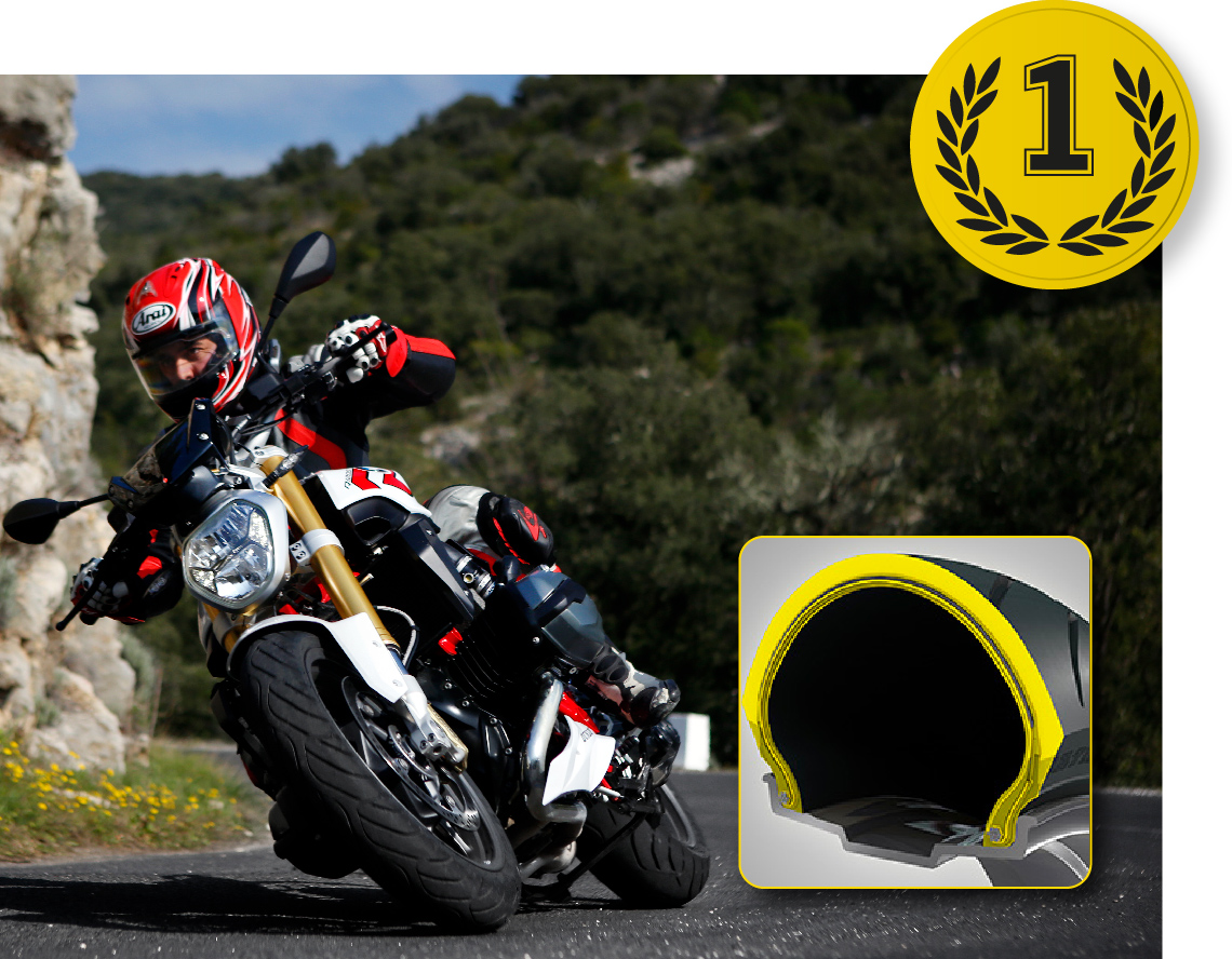 Dunlop's RoadSmart III tyres on a BMW R1200 RS
