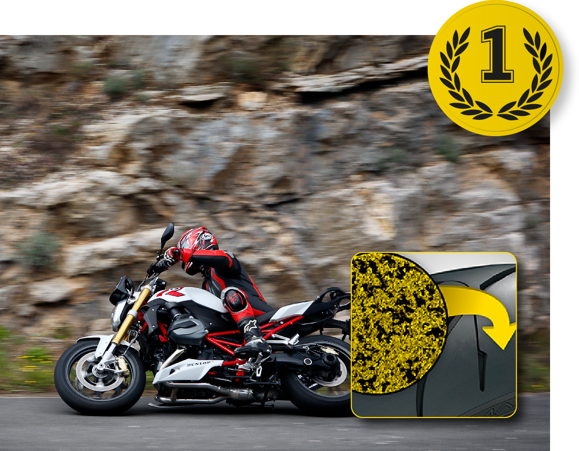 Dunlop's RoadSmart III tyres on a BMW R1200 RS